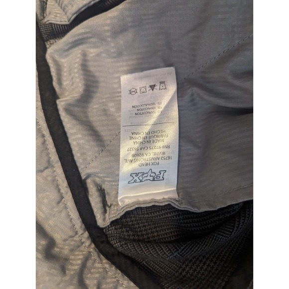 Fox Shorts Heritage Men's 30 Gray Check Casual Chino W/ Subtle Blue PinStripe - Picture 7 of 9